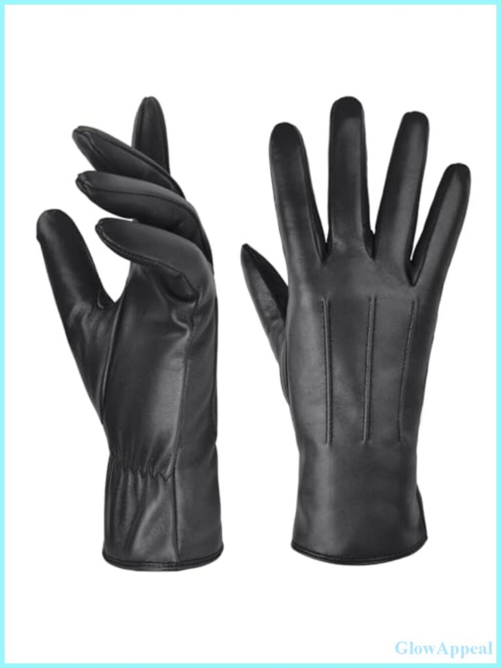Women's Sheepskin Cashmere Lined Touchscreen Gloves Winter
